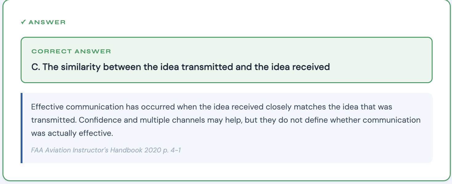 PIRCmate flashcard answer